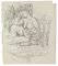 Nude - Original Pencil on Paper by Jeanne Daour - 20th Century 20th Century 1