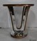 Small Mirrored Glass & Walnut Side Table, 1940s, Image 17