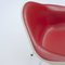 Sedia da pranzo Dax Mid-Century in pelle rossa di Charles & Ray Eames per Herman Miller, Immagine 3