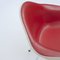 Silla de comedor Dax Mid-Century de cuero rojo de Charles & Ray Eames para Herman Miller, Imagen 3