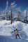 A Skier in Vermont Oversize C Print Framed in Black by Slim Aarons 1