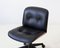 Black Leather Swivel Desk Chair by Ico Luisa Parisi for MIM Roma, 1960s, Image 3