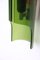 Italienische Wandleuchte aus grünem Acrylglas von Guzzini / Meblo 7