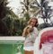 Alice Topping Oversize C Print Framed in White by Slim Aarons, Image 1