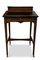 Early 20th Century Oak Desk On Brass Castors with & Black Leather Inlay 1