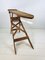 Antique Rustic Solid Wood Folding Ironing Board, 1900s 6