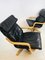 Mid-Century Swedish Leather Swivel Chairs, 1970s, Set of 2 14