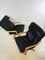 Mid-Century Swedish Leather Swivel Chairs, 1970s, Set of 2 9