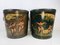 Antique Chinese Hand-Painted Lacquered Rise Barrels, 1850s, Set of 2, Image 1