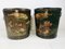 Antique Chinese Hand-Painted Lacquered Rise Barrels, 1850s, Set of 2 13