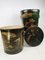 Antique Chinese Hand-Painted Lacquered Rise Barrels, 1850s, Set of 2 21