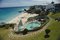 Imprimé Bermuda Beach Oversize C Encadré en Blanc par Slim Aarons 1