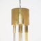 Brass and Brass 6-Light Chandelier Lantern from Lamtern Milano, 1970s, Image 9