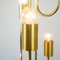 Brass and Brass 6-Light Chandelier Lantern from Lamtern Milano, 1970s 6