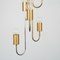 Brass and Brass 6-Light Chandelier Lantern from Lamtern Milano, 1970s, Image 4