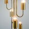 Brass and Brass 6-Light Chandelier Lantern from Lamtern Milano, 1970s 5