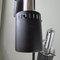 Lámpara de pie Mid-Century moderna con pantallas móviles cilíndricas de metal cromado y negro, años 60, Imagen 8