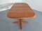 Teak Extendable Dining Table from Glostrup, 1960s, Image 4
