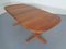 Teak Extendable Dining Table from Glostrup, 1960s 6