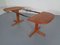 Teak Extendable Dining Table from Glostrup, 1960s, Image 22
