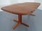 Teak Extendable Dining Table from Glostrup, 1960s 21