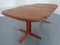 Teak Extendable Dining Table from Glostrup, 1960s, Image 21