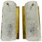 German Brass and Ice Glass Wall Lamps from Hillebrand, 1960s, Set of 2, Image 1