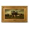 19th Century The Herdsman Oil on Canvas by Constant Troyon 1