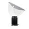 Black and White, Chrome & Clear Glass Taccia Table Lamp by Achille Castiglioni for Flos, 1990s, Image 6
