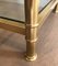 French Brass 3-Tier Console Table, 1970s, Image 2