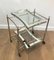 French Neoclassical Style Silver-Plated Drinks Trolley with Removable Trays, 1970s, Image 4