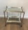French Neoclassical Style Silver-Plated Drinks Trolley with Removable Trays, 1970s 2