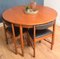Teak Round Dining Table & Chairs Set from McIntosh, 1960s, Set of 5 2