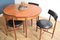 Teak Round Dining Table & Chairs Set by V B Wilkins for G-Plan, 1960s, Set of 5 2
