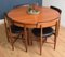 Teak Round Dining Table & Chairs Set by V B Wilkins for G-Plan, 1960s, Set of 5, Immagine 4