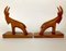 Mid-Century Austrian Abstract Stein Böcks in Cherry, 1950s, Set of 2, Image 2