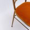 Mid-Century Brass Dining Chair by Giuseppe Gaetano Descalzi 2