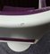 Chaise de Bureau avec Base Tulipe en Plastique Violet & Blanc, 1970s 7