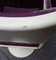 Desk Chair with Purple & White Plastic on Tulip Base, 1970s, Image 7