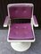 Desk Chair with Purple & White Plastic on Tulip Base, 1970s 2