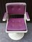 Desk Chair with Purple & White Plastic on Tulip Base, 1970s, Image 2