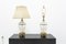 Vintage Bronze and Cut Glass Table Lamps, 1980s, Set of 2 1