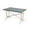 Vintage Brass and Glass Coffee Table, 1960s 1