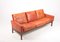 Mid-Century Sofa in Patinated Leather by Erik Jørgensen, 1960s 2