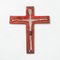 Belgian Ceramic Crucifix from Perignem, 1960s, Image 1