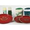 Thermos, Trays & Plastic Advertising Ice Buckets, Italy, 1980s, Set of 7 2