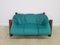 Zwei-Sitzer Sofa aus Samt Palisander von Percival Lafer, 1960er 1