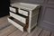 Small Antique Cream-Colored Softwood Chest of Drawers 5