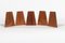 Mid-Century Rosewood Bookends from Feldballes Møbelfabrik, 1960s, Set of 5 1