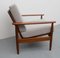 Dunkler Teak Sessel, 1960er 5